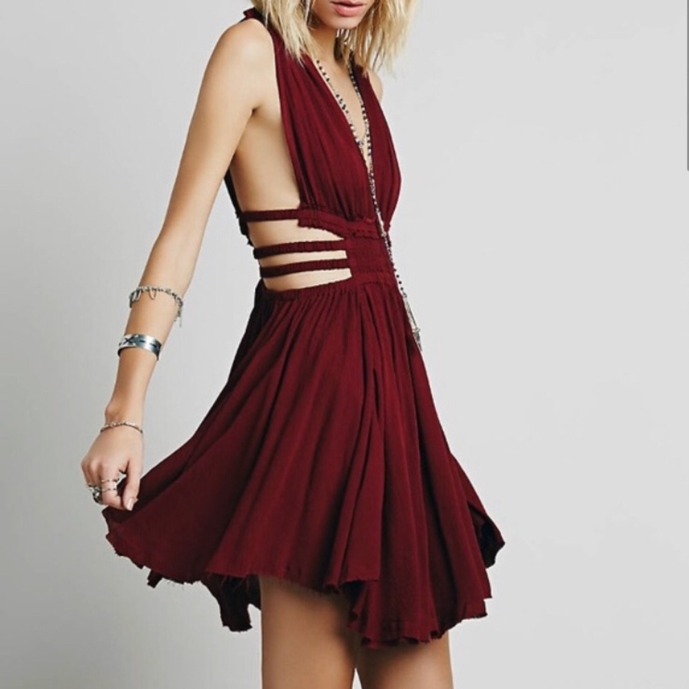 Free people Feel the flava fit and flare dress